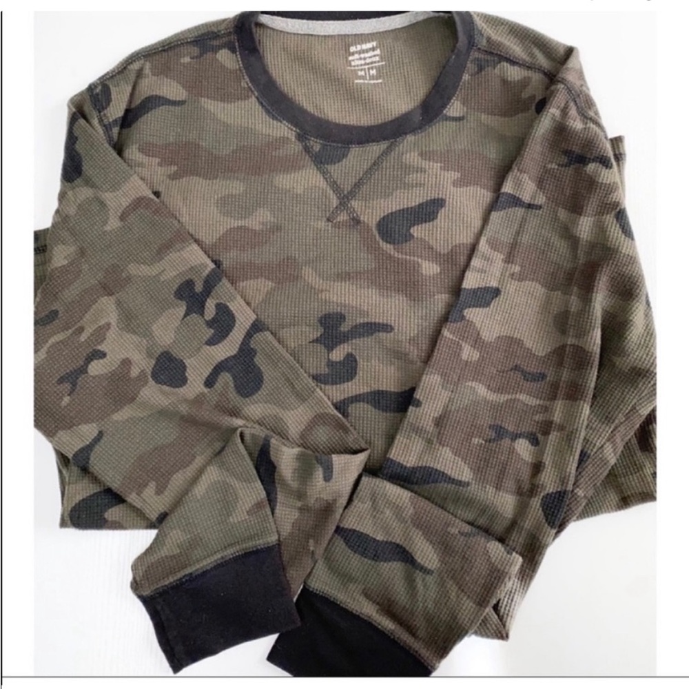 Men's Camouflage Thermal Shirt